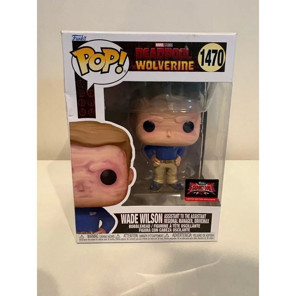 Marvel Deadpool Wolverine Wade Wilson Funko Pop 1470